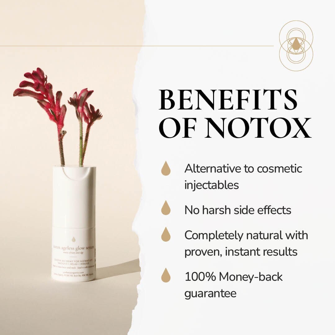 Copy of Notox Ageless Glow Serum + 2 Free Skincare Samples Synthesis Organics