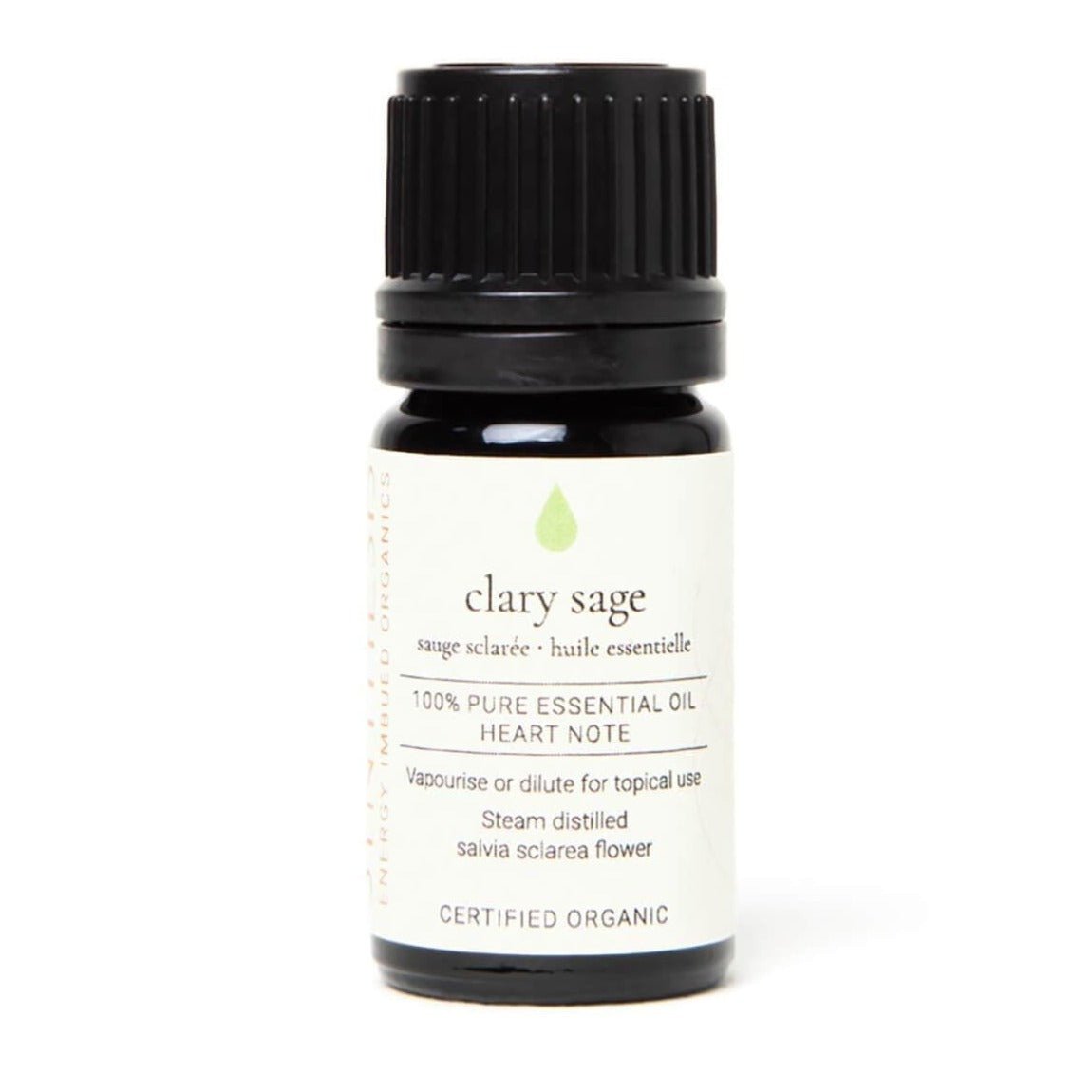 Clary Sage Certified Organic Essential Oil - 5ml - Synthesis Organics