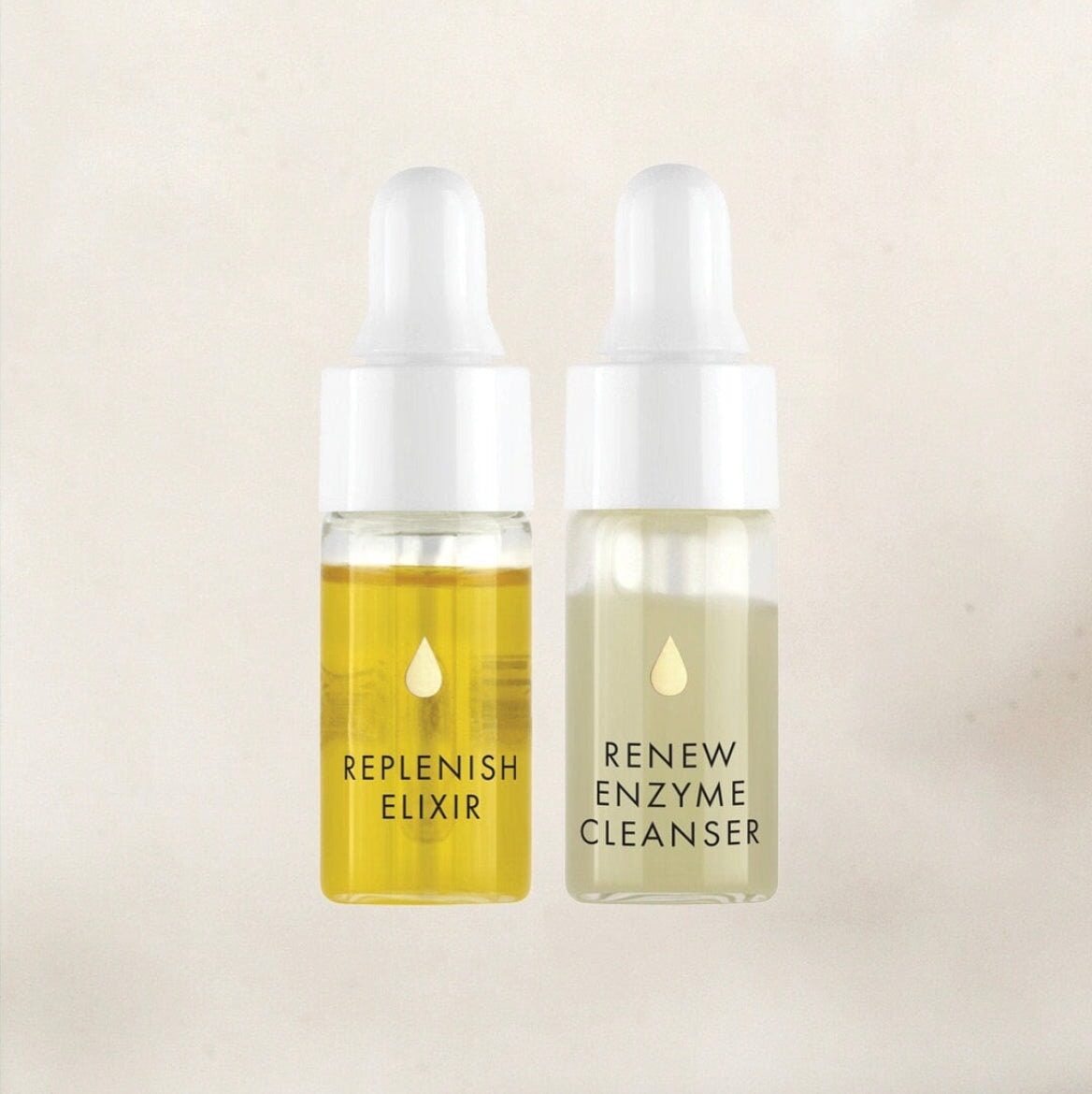 Notox Ageless Glow Serum + 2 Free Skincare Samples Synthesis Organics 15ml Mature Skin: Renew Enzyme Cleanser & Replenish Elixir Samples