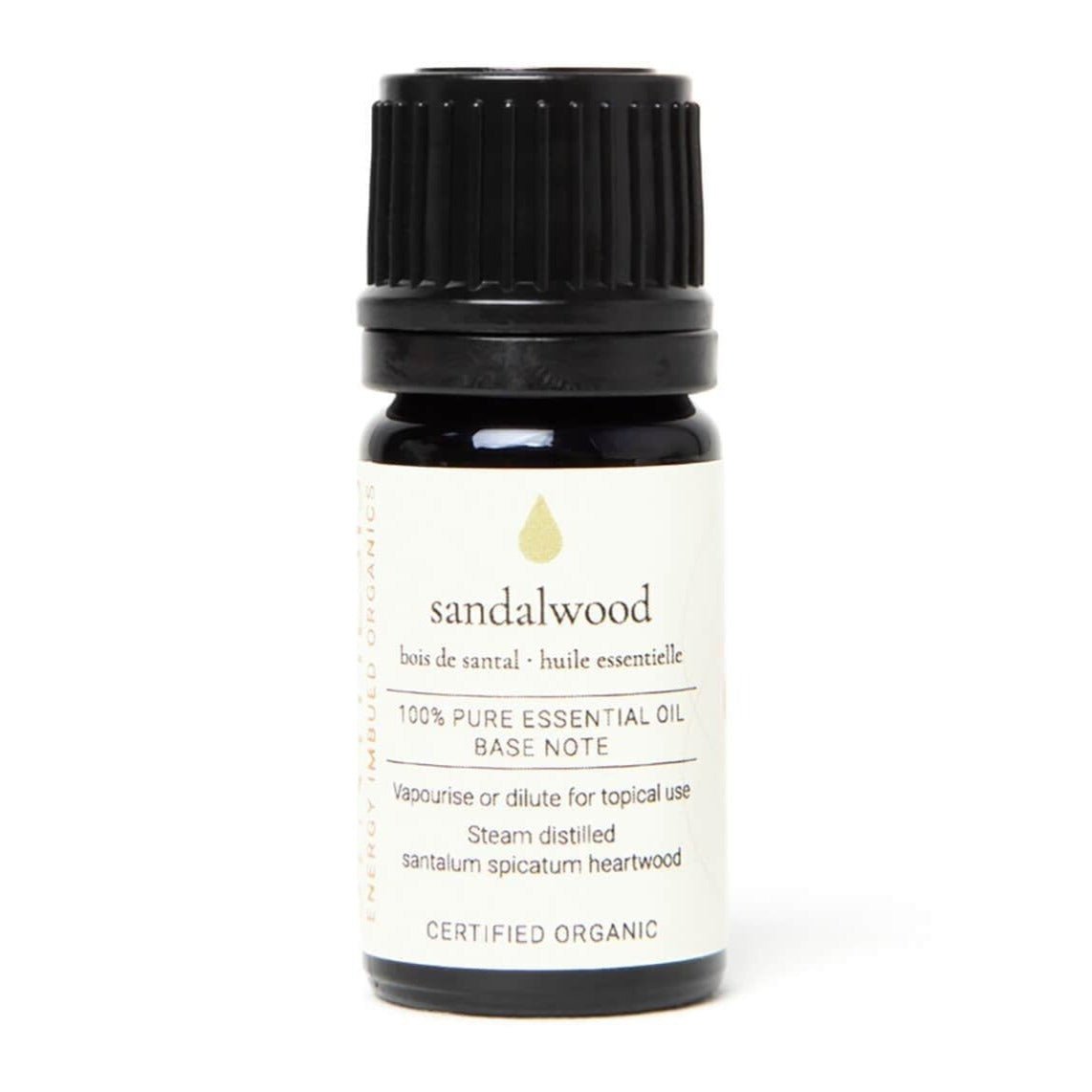 Sandalwood Certified Organic Essential Oil - 5ml - Synthesis Organics